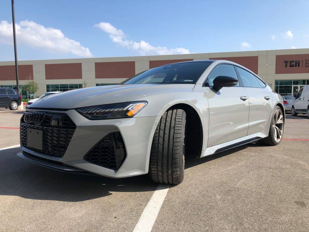 2021 Audi RS7 partial front clear bra paint protection wrap