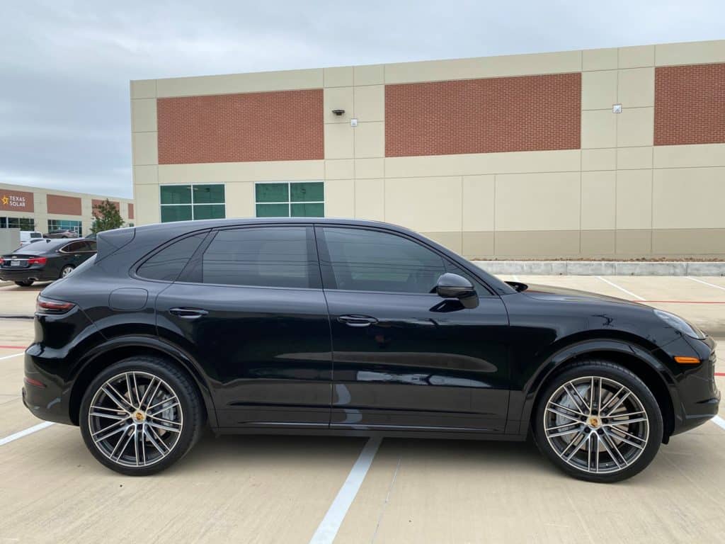 2021 Porsche Cayenne Turbo clear bra paint protection wrap