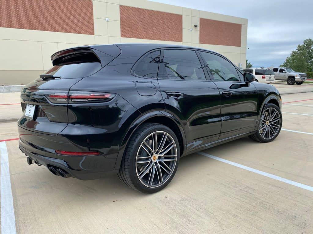 2021 Porsche Cayenne Turbo clear bra paint protection wrap