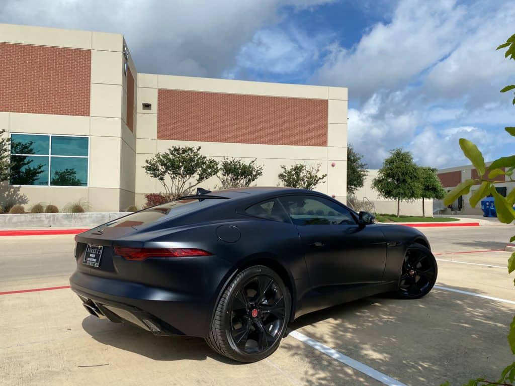 2021 Jaguar F-Type STEALTH matte paint protection wrap