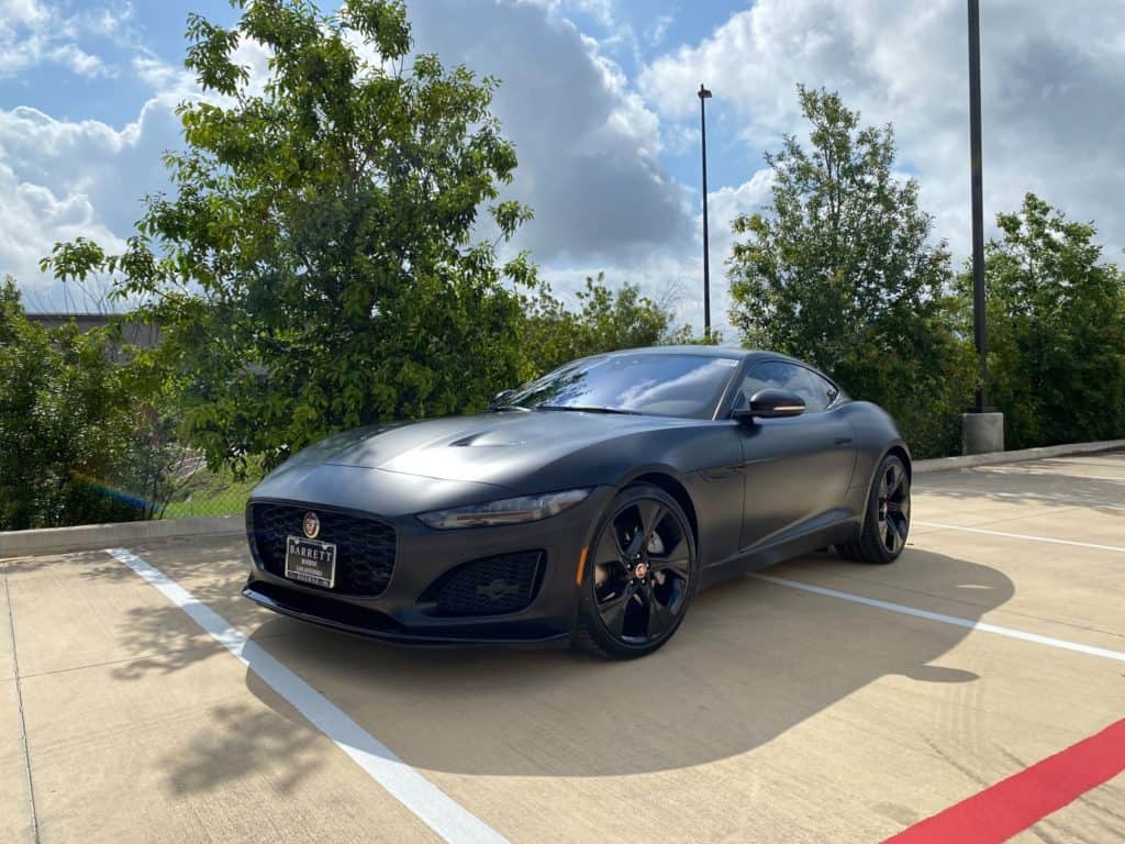 2021 Jaguar F-Type STEALTH matte paint protection wrap