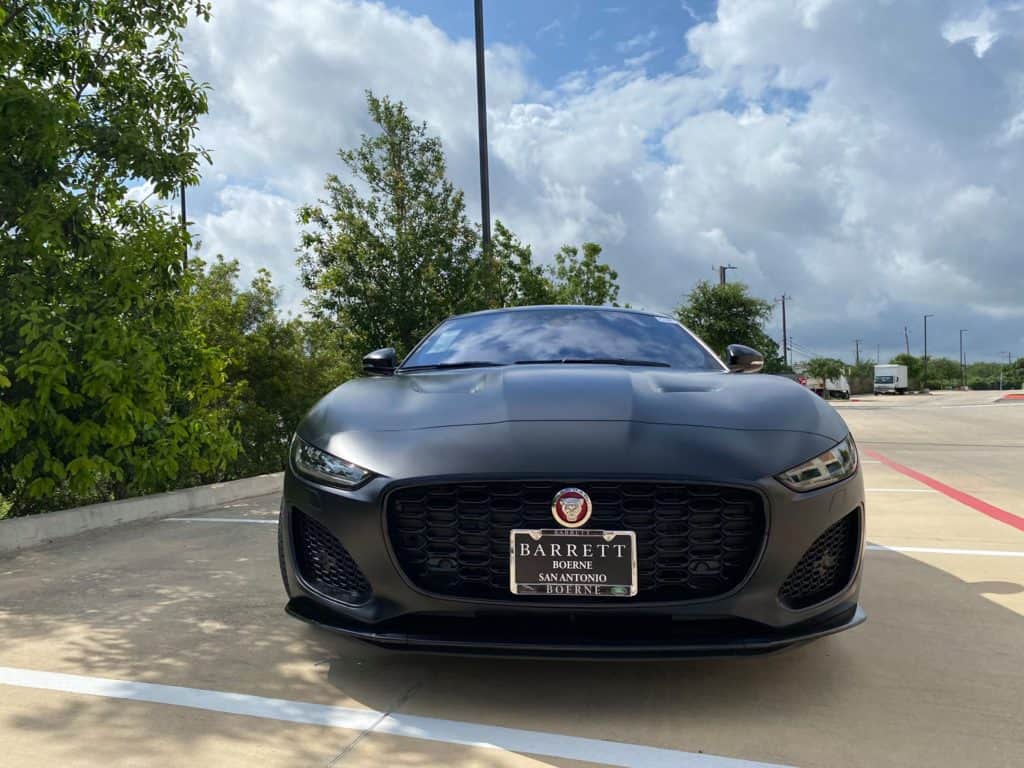 2021 Jaguar F-Type STEALTH matte paint protection wrap