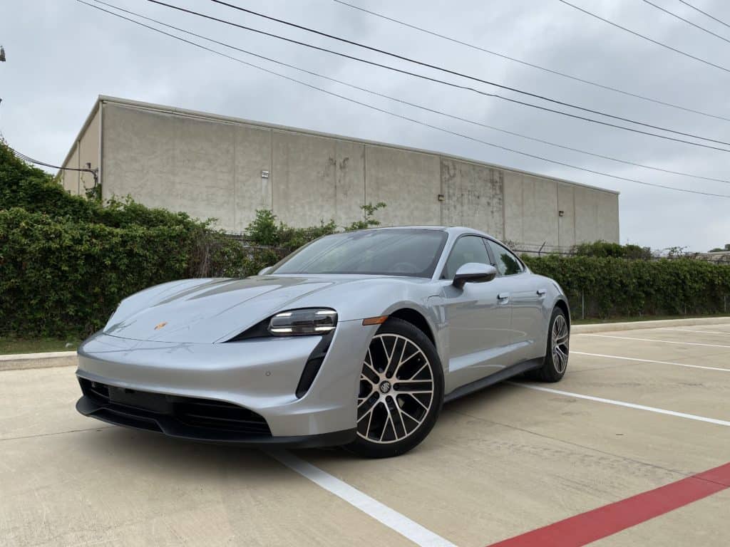 2021 porsche taycan full front paint protection wrap