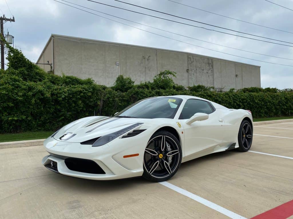 2015 Ferrari 458 Speciale A full front ultimate plus paint protection film